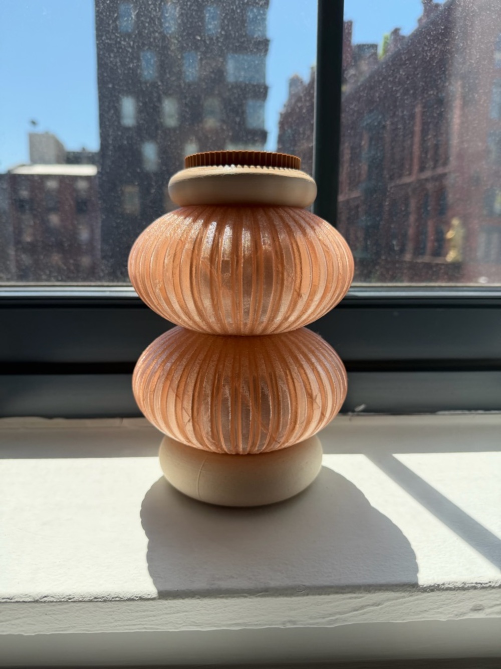 Decorative Vase in Peach
